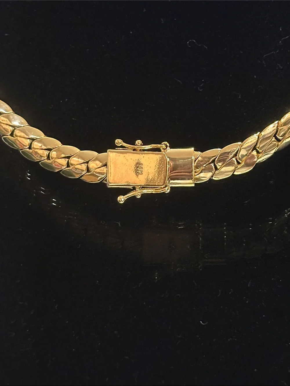 14k Gold Curb Chain Necklace